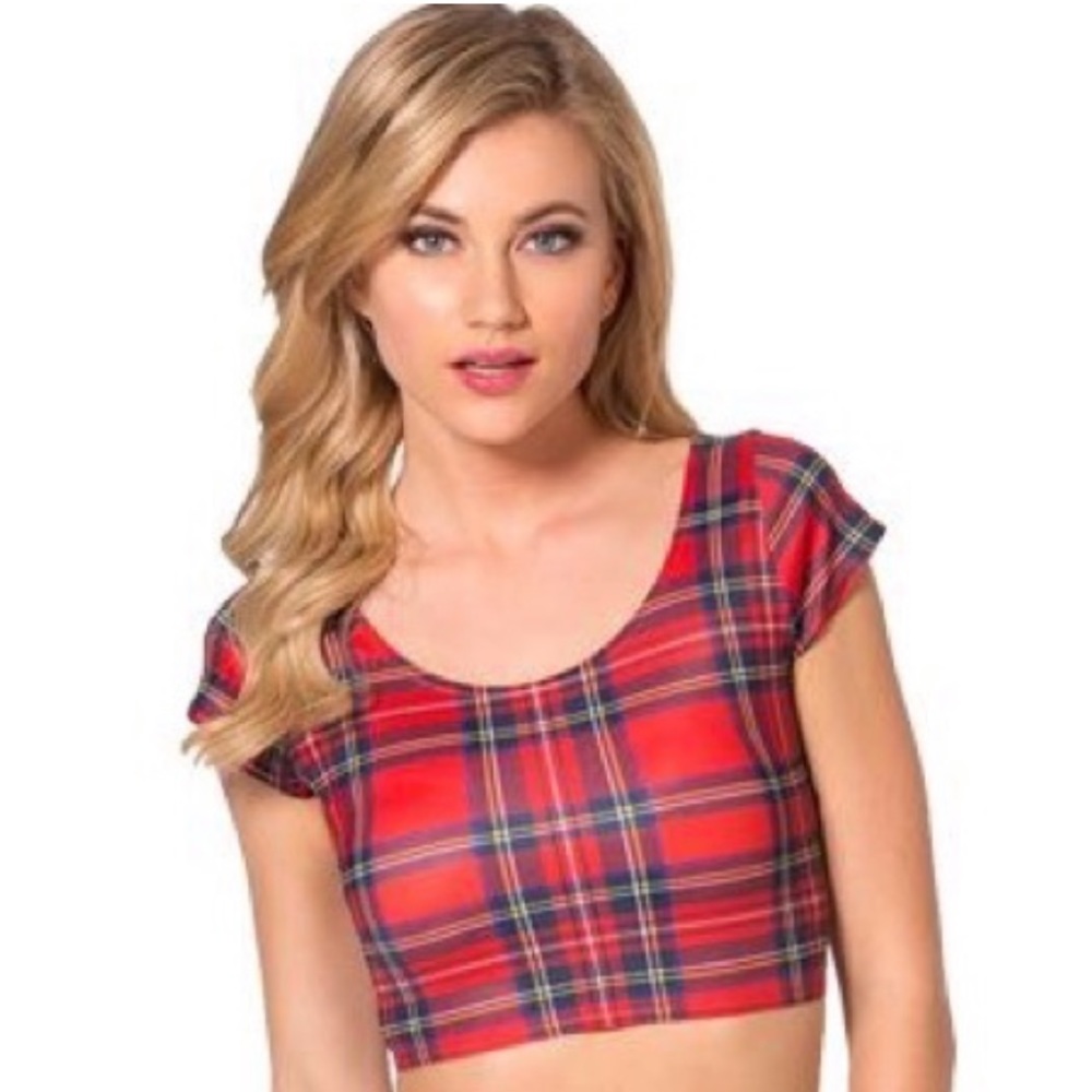 BM Tartan Red Nana Suit Top
